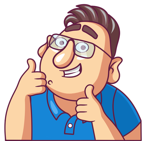 Sascha in a blue t-shirt